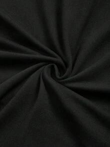 Blusa con hombros descubiertos y lazada, suéter tejido elegante y sexy, capa base de bloques de color para mujer, otoño