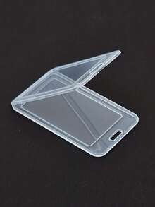 1/2/3/4pcs Transparent Waterproof Card Holder, Convenient Portable Card Case Suitable For Business Credit Cards And Bank Cards, Casual Style, Women Wallet, Mini Wallet, Handbag, Student Supplies Card Holder, Key Chain - Multicolor - View 9