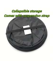 1pc Convenient Car Trash Bin - Hangable Garbage Bag For Seat Backs - 5.91x7.87 Inches - Litter Container And Storage Bag For Interior Car Accessories , Men Gift - Multicolor - View 4