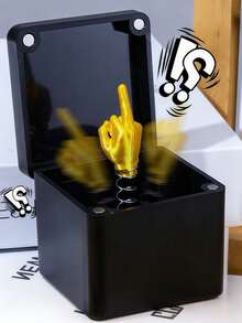 1个/2个惊喜礼盒，新奇有趣的礼盒，完美的恶作剧弹出式礼物，别致的礼盒增添气氛，是送给家人和朋友生日派对、圣诞节/万圣节的完美礼物，也可用于房间装饰、万圣节装饰、浴室装饰、秋季家居装饰、卧室装饰、圣诞节装饰和客厅装饰。 - 彩色 - 查看 3