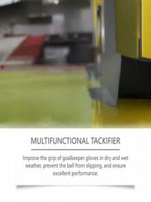 手套防滑喷剂，足球手套粘合剂喷剂，可增加粘性并提高抓握力。它可以增强手套的抓握力，防止球滑落，并确保出色的性能。