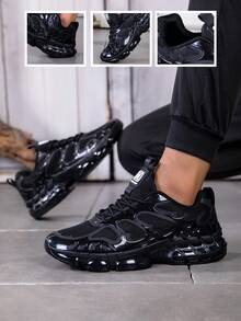 Plus Size Unisex Rotary Button Safety Shoes, Comfortable And Protective Work Shoes, Anti-Smash Anti-Puncture, Lightweight And Breathable, Industrial Labor Protection Footwear For Men And Women - Black - View 2