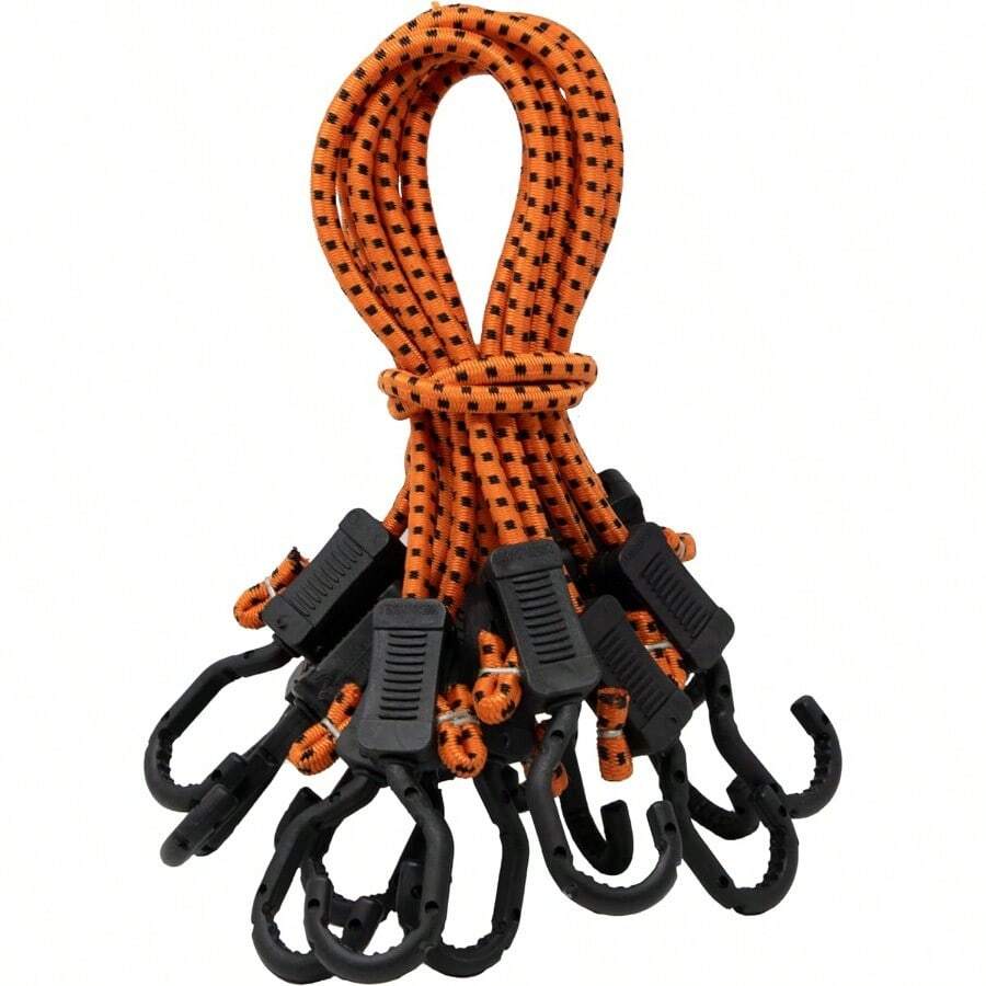 Kotap ajustable 6096 cm cuerdas elásticas 10 piezas artículo: MABC-24 - Naranja con detalles en negro - Ver 1
