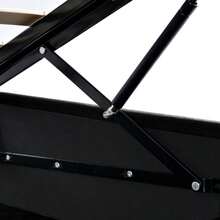 Bed Frames - Black + Wood + Stainless Steel - View 5