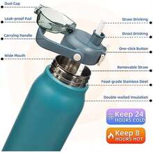 Insulated Water Bottles For Outdoor - 彩色 - 查看 2