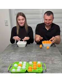 47件套乒乓球套装，派对游戏道具，适合家庭娱乐、聚会、生日庆祝、节日、嘉年华、情人节、婚礼、酒吧、各种活动和惊喜礼物，也可作为公司活动和团队建设游戏道具，小型派对礼品，无需电源 - 彩色 - 查看 6