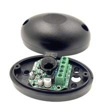 2025新款一对高灵敏度红外光束探测器，ABS材质道闸防盗红外传感器，专业安防，黑色外壳，精准红外光束聚焦，抗强光干扰，防误触发，道闸信号触发，非法入侵报警，24小时监控，户外安防红外光束传感器，适用于社区道闸、墙体防护