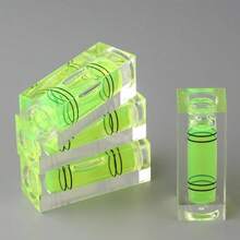 Square Spirit Level, Miniature Bubble Level, Small Spirit Level, Woodworking Carving Spirit Level, Miniature Bubble Level, Miniature Spirit Level - Green - View 5