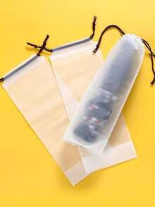 10pcs Waterproof Umbrella Storage Bags, Drawstring Seal Bags For Carrying Folding Umbrellas, Multipurpose Waterproof Pouch For Kitchen, Office And Travel - Plastic Storage Bags For Stationery, Mouse Pads, Umbrellas And More