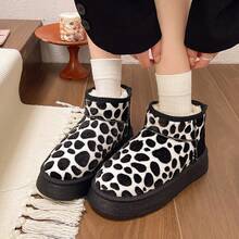 Women Snow Boots - Đen và trắng - Xem 2