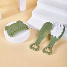 Bộ 3 lược hình gấu, lược chải tóc cho trẻ sơ sinh, lược lông mềm dùng để tắm và mát-xa cho trẻ sơ sinh và trẻ nhỏ - Nhiều màu - Xem 11