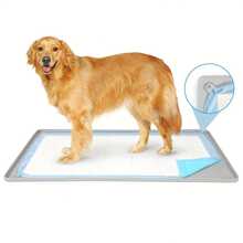 [Durable Silicone Pad] Leak-Proof Durable Silicone Dog Training Pad | Easy Clean Pet Pee Pad For Puppies And Dogs, Litter Box Liner,Gift, Present, Celebration - Multicolor - View 5