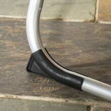 Outsunny Aluminum Garden Sun Lounger, 5-Way Adjustable, Foldable, Ergonomic, Beige Mesh Fabric 170x60x76cm For Garden And Patio - 1 - View 7