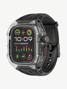 透明表带转换套件，适用于 11/10/9/8 表款，尺寸分别为 46mm/42mm/40mm/41mm/44mm/45mm，包含表带和表壳，也适用于 Ultra 3/2/1 表款，尺寸为 49mm。适合休闲、时尚和运动风格，四季皆宜，是万圣节和圣诞节的理想礼物。 - 彩色 - 查看 20