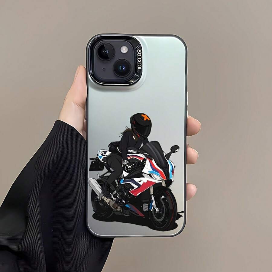 Funda para iPhone 15ProMax/15Pro/15Plus/15/14ProMax/14Pro/14Plus/14/13ProMax/13Pro/13Mini/13/12ProMax/12Pro/12Mini/12/11ProMax/11Pro/11/XR/XSMax/X/7Plus/7 Carcasa Anticaída Moda Linda Estilo Ins Avanzado - OC221 - Color mezclado 1 - Ver 1