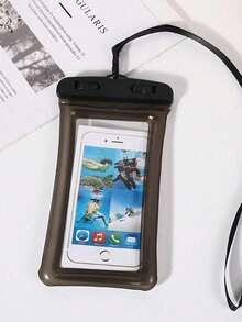 2-częściowa wodoodporna torba, uniwersalna, wodoodporna torba na telefon, wodoodporna torba na telefon komórkowy, pływanie pod wodą, wodoodporna torba na telefon, suchy pokrowiec na telefon komórkowy, pływająca poduszka powietrzna do fotografii podwodnej, wodoodporna torba na telefon komórkowy, torba na telefon komórkowy, torba plażowa, do pływania, letnie wakacje na wyspie, akcesoria plażowe dla mężczyzn i kobiet - Wielokolorowe - Zobacz 17