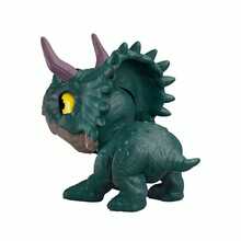Mattel Mighty Little Biters Dinosaur Toy With Bite Action, Eye Change, Collectible Dinosaur Action Figure, Gifts 3 4 5 6 7 8 Year Old Boys And Girls, Easter Egg Stuffer, Gifts For Christmas, Birthday, Thanksgiving - Triceratops - View 8