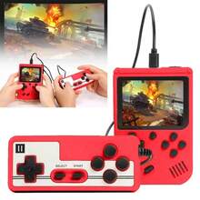 Mini Retro Console With Portable Controller, 400 Classic Games, Compatible With TV Connection, Secondary Controller Included For Two-Player Gaming, USB Rechargeable, Ideal Gift, Video Game With Controller - Multicolor - View 10