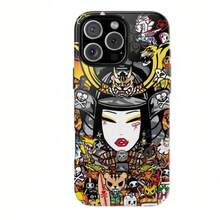 Colorful  Phone Case, Cool Lady And Tiger Graphic Cute Phone Case,  Aesthetic Phone Case For IPhone 17 16 15 14 13 12 11 Pro Max And For Samsung Galaxy Series Plastic Protection,Perfect Gift For Her - 混合色6 - 查看 8