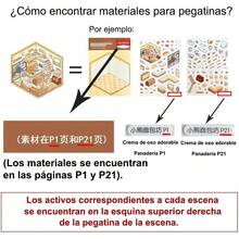 20 Escena de Pegatinas en Miniatura 3D, Calcomanías de Casa con 2 Pinzas, stickers para niños, Calcomanias Divertidas, sticker 3d, Regalos para Adultos y Niños - 1 - Ver 9