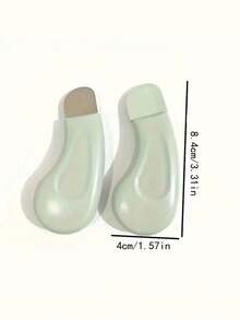 1个手动黑头去除器，黑头去除工具，深层毛孔清洁刮刀，黑头导出器，毛孔清洁大师，粉刺导出器，白头去除器，面部清洁工具，美容护理工具，非电动护肤刷，质地光滑，薄荷绿手柄，易于握持，毛孔清洁配件