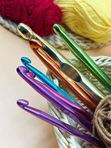 15mm, 12mm, 10mm, 9mm, 8mm, 7mm & 6.5mm Crochet Hook Set - Suitable For Chunky & Super Chunky Yarn
