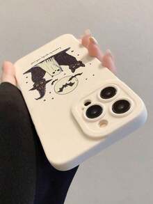 Funda de Teléfono con Patrón de Flores Vintage, Funda Protectora Antigolpes para Celular, Cubierta de Teléfono Móvil a Prueba de Choques para iPhone 11 12 13 14 15 Pro Max Funda resistente con diseños únicos - Blanco antiguo - Ver 4