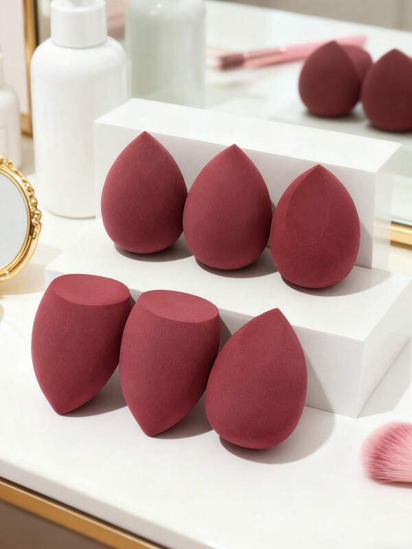 6PCS Makeup Sponge,Suitable For Cream & Powder Concealer, Loose Powder Makeup Applicator,Cheap,Stocking Stuffers,Makeup,Makeup Tools,Cheap Stuff,Gifts,Gifts For Women,Christmas Gifts