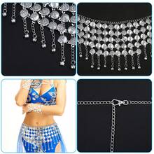 1pc Women's Bohemian Portrait Tassel Pendant Waist Chain, Vintage Personalized Metal Waist Belt, Versatile Accessory Suitable For Dance Performance And Daily Wear - Waist Chain - View 9