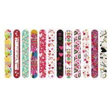 12/24/30/48PCS 1 Set Of Valentine's Day Slap Bracelet, Suitable For Valentine's Day, Weddings, Anniversaries And Carnivals - Romantic Wristband Without Electricity, Suitable For Couples And Celebrations