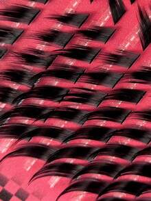 New 108 Pcs Diy Individual Fox Eyelashes Acrylic Packaging Slim And Slanted Oblique Eye Tail Lengthening Sexy And Charming Sexy Makeup Suitable For People Who Love Beauty And Fashion - Black - View 5