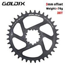 GOLDIX 30T/32T/34T/36T/38T Mountain Bike Narrow Wide Chainring, Compatible With XX1, X9, XO, X01, GX, NX