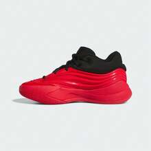 Adidas Dame X J Basketball Shoes, Low-Top JP8639, For Teenagers - Red - View 2