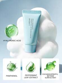 Laneige Travel-Size Water Bank Blue Hyaluronic Cleansing Foam 30g/1.01fl.Oz. - Blue - View 3