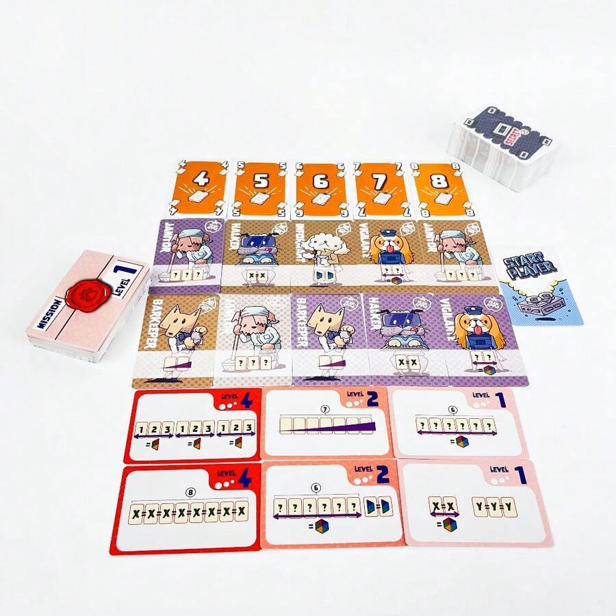 《碟中谍》卡牌游戏 | 团体娱乐首选 | 提供4个难度级别 | 破冰利器，适合2-5人游戏之夜、团队建设活动、竞技派对游戏、派对卡牌游戏、任务型卡牌游戏，动态卡牌机制，行动导向设计，纸板卡牌，派对主持人，探险家 - 彩色 - 查看 1