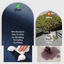 Modern Large Size Bathroom Mat - Diatomaceous Earth Bathroom Floor Mat, Non-Slip, Quick-Drying, Absorbent Diatomaceous Earth Bathtub Mat (15.7 Inches X 39.4 Inches, Navy Blue), Suitable For Bathrooms And Modern Design Styles.