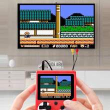 Mini Retro Console With Portable Controller, 400 Classic Games, Compatible With TV Connection, Secondary Controller Included For Two-Player Gaming, USB Rechargeable, Ideal Gift, Video Game With Controller - Multicolor - View 2