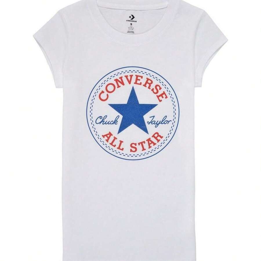 Converse Teen Boys T-Shirts - 白色 - 查看 1
