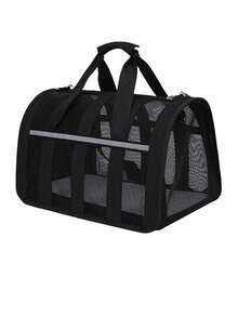 Mochila Portamascotas Tallas S, M, L | Ideal para Distintos Tamaños y Peso - Negro - Ver 2