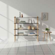MOBLEKIT Floor Shelves - 4 Levels Rectangular 63X26X75CM - View 5
