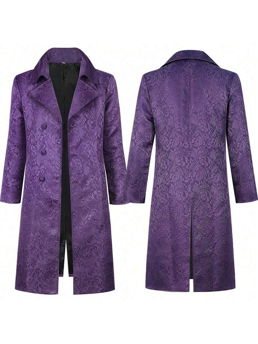Men Cosplay Clothing - Purple - View 1