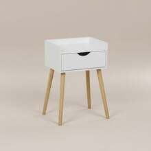MOBLEKIT Nightstands - White Handle 40x30x60 cM - View 8