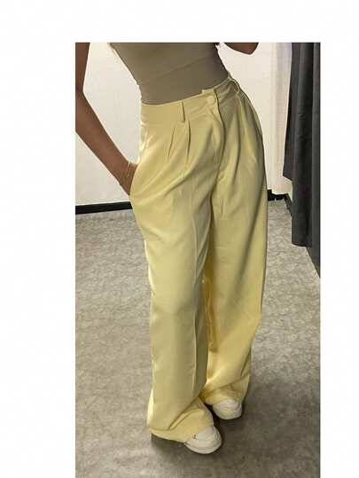 Calça Pantolona Alfaiataria Wide Leg