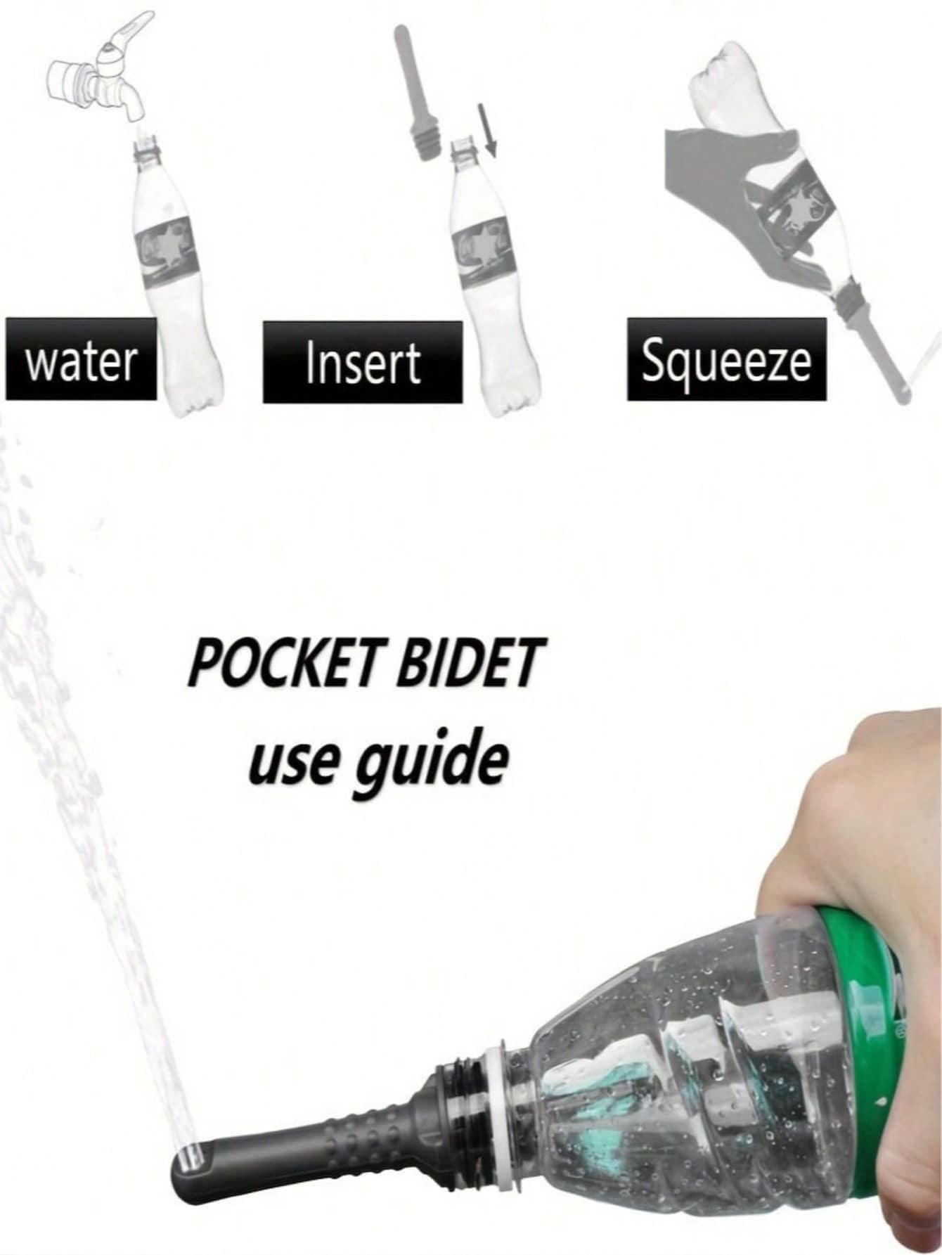Portable Bidet / Intimate Hygiene Cleaning Device - Multicolor - View 1