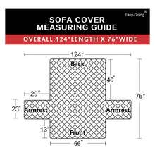 Reversible Couch Cover For 3 Cushion Couch Sofa Cover For Dogs Water Resistant Furniture Protector Cover With Foam Sticks Elastic Straps For Pet Cat Sofa, Gray/Light Gray - 多色1976 - 查看 5
