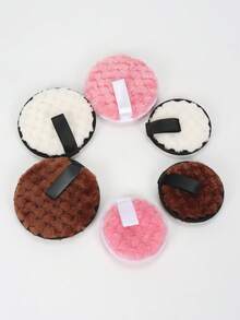 2片装可重复使用柔软卸妆棉，可机洗，适用于洗脸、卸妆，适合所有肤质 - 彩色 - 查看 7