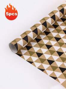 5pcs Gift Paper DIY Gift Wrapping Paper, Size 70*50cm/27.6*19.7in, Suitable For: Gift Giver, Relatives And Friends. Suitable For Various Occasions: Birthday Parties, Holiday Celebrations, Business Gifts. Variety Of Styles - Multicolor - View 15