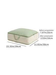 1pc/Quilt Storage Bag/Moving Packing Down Silk Comforter/Organization Compression Waterproof & Moisture-Proof Down Jacket Storage Bag/Clothing Storage Bag, Large Capacity, Compression Bag, Zipper Design, Wardrobe Storage - Multicolor - View 11
