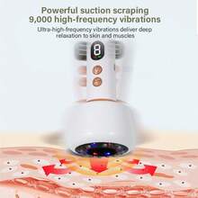 9-Speed Handheld Full Body Massager, Suitable For Neck, Back, Legs, Hands, Home & Personal Care, USB Rechargeable 1200mAh - White - View 7