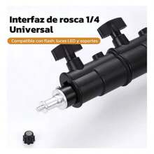 2.1 Meter Extendable Tripod, Tripod Stand For Photography And Lighting With Adjustable Height - Multicolor - View 3